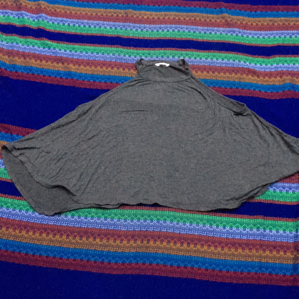 Flared crop top small